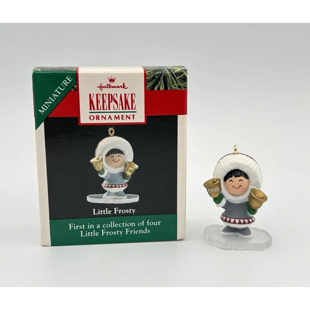 Hallmark Keepsake Ornament 1990 Little Frosty Friends Little Frosty Miniature